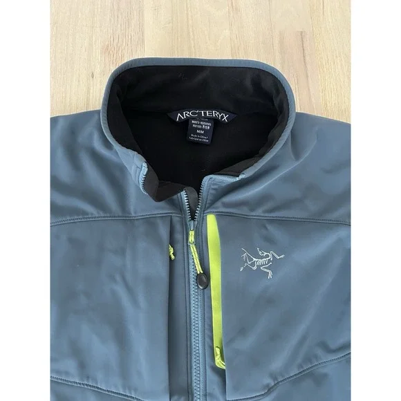 ARC'TERYX Gamma MX Blue Softshell Fleece Lined Jacket 2014 Sz Medium Gorpcore - Picture 2 of 11